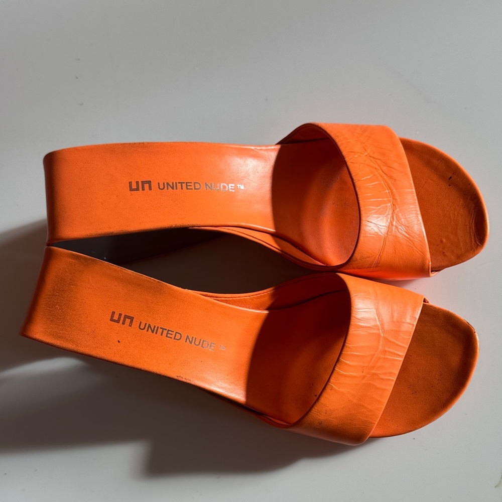 United Nude Bold Orange Sandals